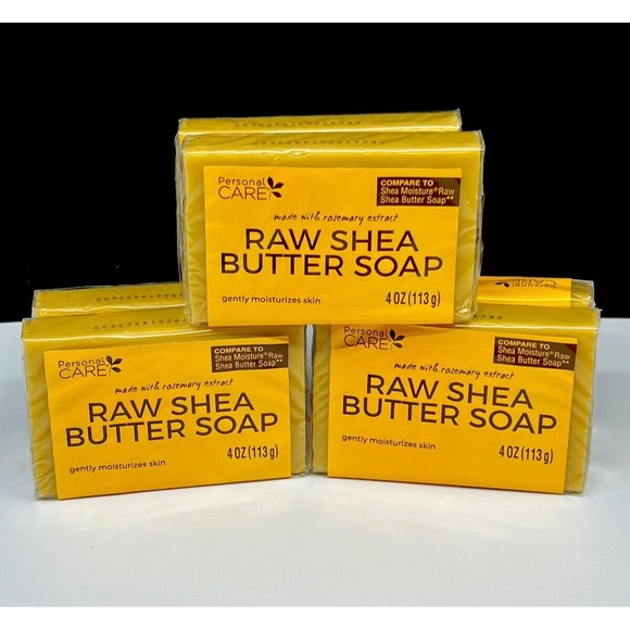 Raw Shea Butter Soap Rosemary Extract 4oz Compare to Shea Moisture - Picture 6 of 6